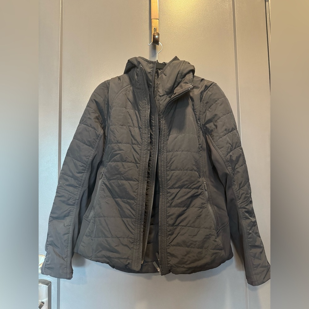 Lululemon Another Mile Women's Black Quilted Jacket